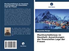 Portada del libro de Machtverhältnisse im Haushalt: Auswirkungen der finanziellen Lage der Frauen