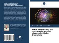 Portada del libro de Kants Versöhnung von metaphysischer und wissenschaftlicher Erkenntnis