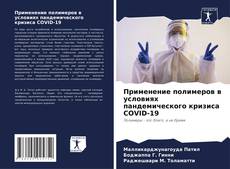 Capa do livro de Применение полимеров в условиях пандемического кризиса COVID-19 