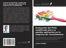 Capa do livro de Evaluación del PVAc modificado para su posible aplicación en la empresa de revestimiento 