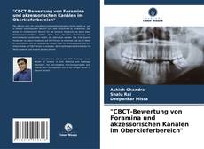 Portada del libro de "CBCT-Bewertung von Foramina und akzessorischen Kanälen im Oberkieferbereich"