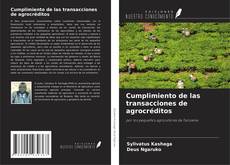 Bookcover of Cumplimiento de las transacciones de agrocréditos