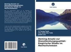 Buchcover von Deming-Ansatz zur Dienstleistungsqualität: Empirische Studie im Hochschulwesen