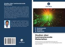 Buchcover von Studien über lumineszierende Materialien