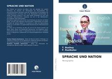 Buchcover von SPRACHE UND NATION