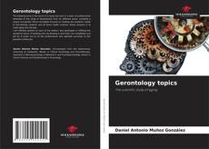 Bookcover of Gerontology topics