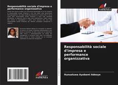 Responsabilità sociale d'impresa e performance organizzativa kitap kapağı