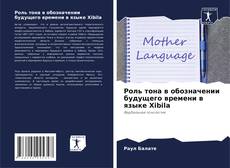 Couverture de Роль тона в обозначении будущего времени в языке Xibila