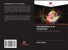 Buchcover von Introduction à la recherche