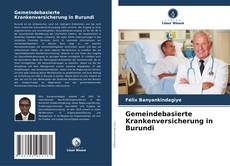 Buchcover von Gemeindebasierte Krankenversicherung in Burundi