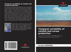 Buchcover von Temporal variability of rainfall and cereal production
