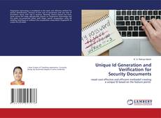Copertina di Unique Id Generation and Verification for Security Documents