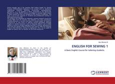 Couverture de ENGLISH FOR SEWING 1