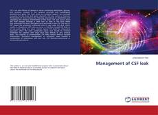 Copertina di Management of CSF leak
