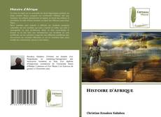 Bookcover of Histoire d'Afrique