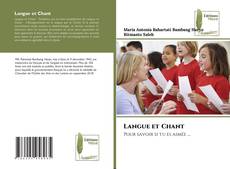 Capa do livro de Langue et Chant 