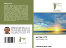 ANNONCES kitap kapağı