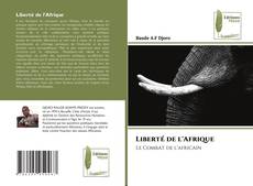 Buchcover von Liberté de l'Afrique