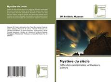 Capa do livro de Mystère du siècle 