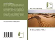 Buchcover von Une mémoire frêle