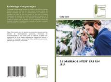 Le Mariage n'est pas un jeu的封面