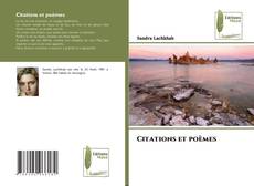 Buchcover von Citations et poèmes