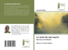 Capa do livro de LE SENS DE MES MOTS 