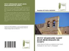 Capa do livro de PETIT SÉMINAIRE SAINT JEAN-BERCHMANS DE LEMFU 