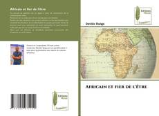 Africain et fier de l'être kitap kapağı