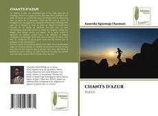 Capa do livro de CHANTS D'AZUR 
