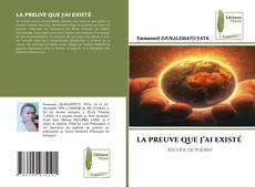 Buchcover von LA PREUVE QUE J’AI EXISTÉ