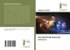 Обложка LES MOTS DE KALLAK