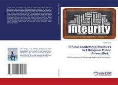 Copertina di Ethical Leadership Practices in Ethiopian Public Universities: