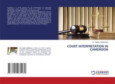 Couverture de COURT INTERPRETATION IN CAMEROON