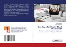 Copertina di Cloud App for Quality Check in Education