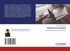 Copertina di SPHERE DICTIONARY