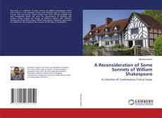 Copertina di A Reconsideration of Some Sonnets of William Shakespeare