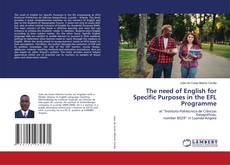 Copertina di The need of English for Specific Purposes in the EFL Programme
