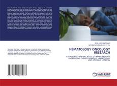 Copertina di HEMATOLOGY ONCOLOGY RESEARCH