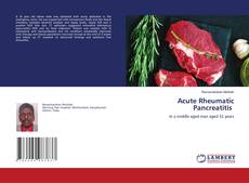 Copertina di Acute Rheumatic Pancreatitis