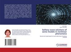 Copertina di Solitary wave solutions of some models in nonlinear phenomena