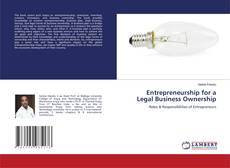 Buchcover von Entrepreneurship for a Legal Business Ownership