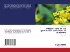 Copertina di Effect of salts on the germination of Mustard of Saurashtra