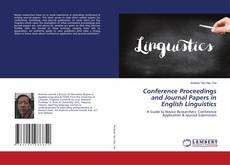 Copertina di Conference Proceedings and Journal Papers in English Linguistics