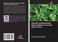Bookcover of Attività antitumorale delle foglie di cucumis sativus linn