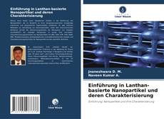 Buchcover von Einführung in Lanthan-basierte Nanopartikel und deren Charakterisierung