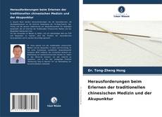 Portada del libro de Herausforderungen beim Erlernen der traditionellen chinesischen Medizin und der Akupunktur