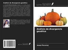 Couverture de Análisis de divergencia genética
