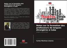 Copertina di Notes sur la formation des professeurs de langues étrangères à Cuba