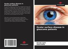 Ocular surface disease in glaucoma patients的封面